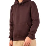 هودي رجالي بني أساسي - مزيج من القطن